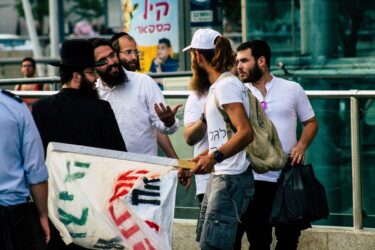 ISrael political demonstration